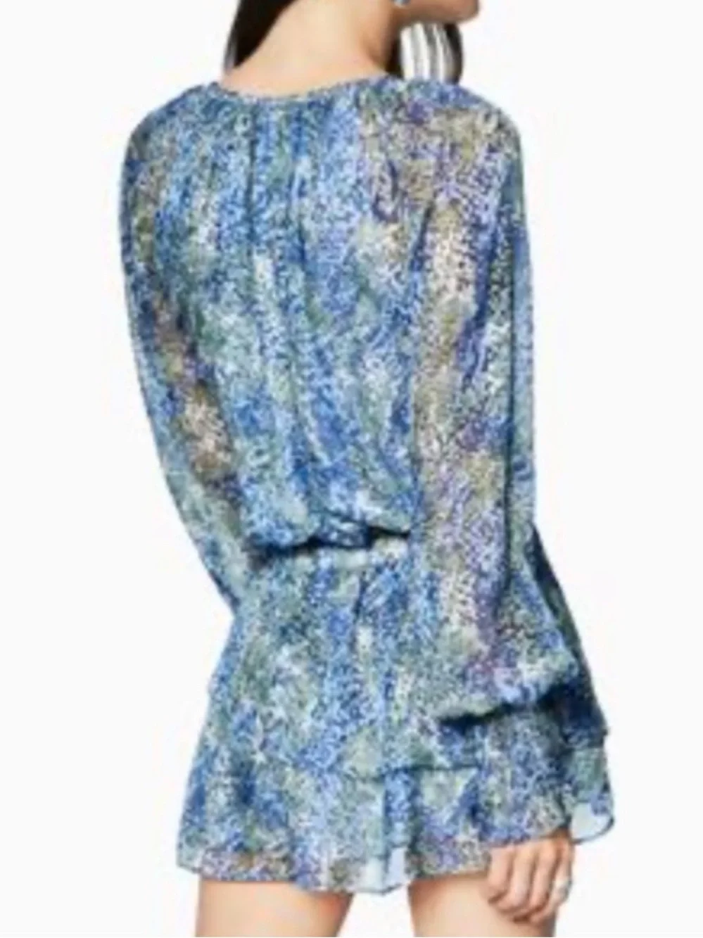 Ramy Brook Brinley Dress Blue Size Large